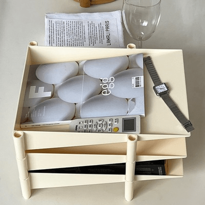 Étagère pour Bureau - OfficeRack™ - Beige - Ma maison tendance