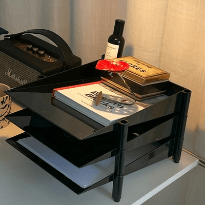 Étagère pour Bureau - OfficeRack™ - Noir - Ma maison tendance