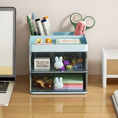 Organisateur Bureau - MultiFunctionalOrganizer™ - Bleu - Ma maison tendance