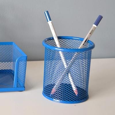 Pot Crayon - PencilHolder™ - Bleu - Ma maison tendance