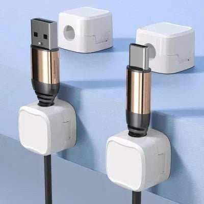 Range cables - MagneticCableOrganizer™ - Blanc - Ma maison tendance