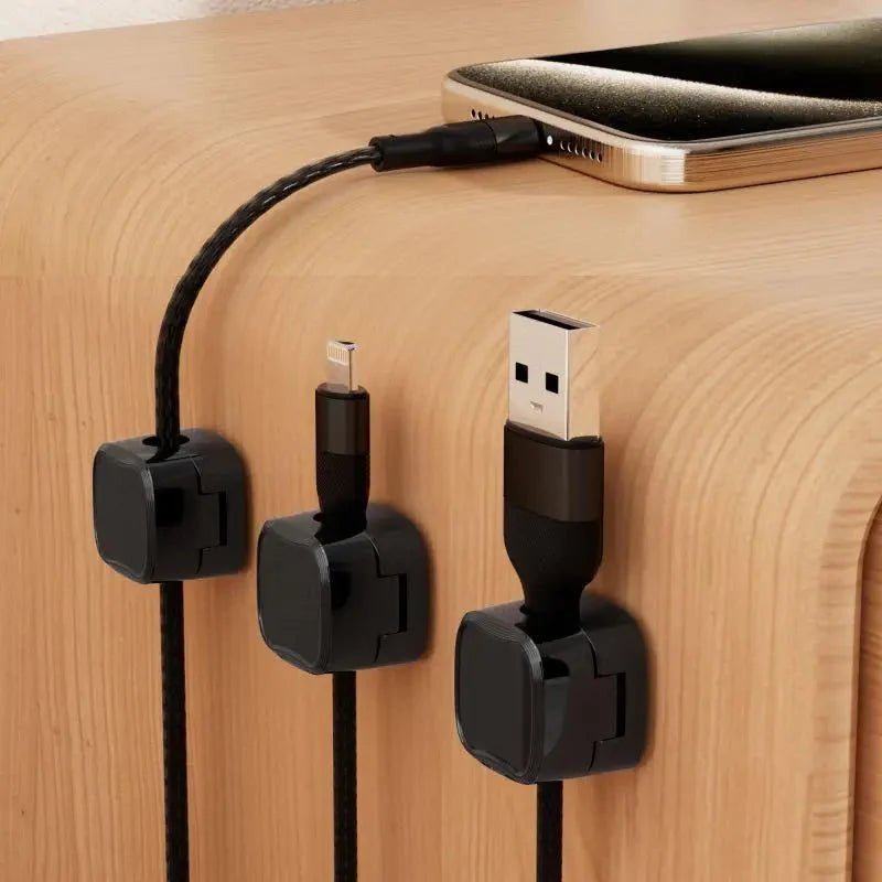 Range cables - MagneticCableOrganizer™ - Noir - Ma maison tendance